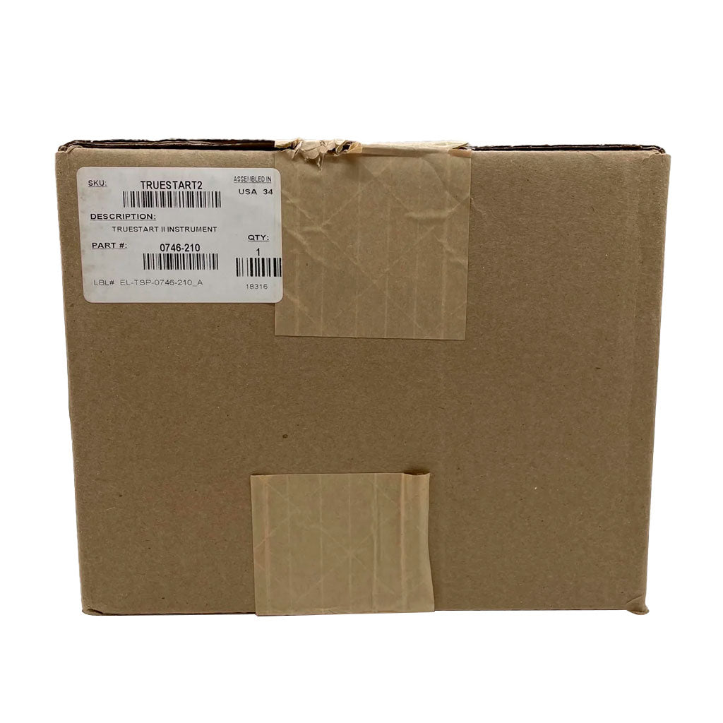 TRUESTART2 shipping box with model and part-number label