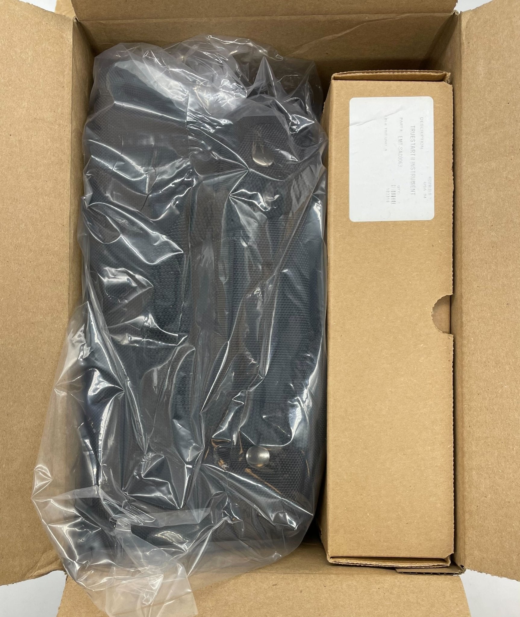 TRUESTART2 carrying case and instrument package inside the box